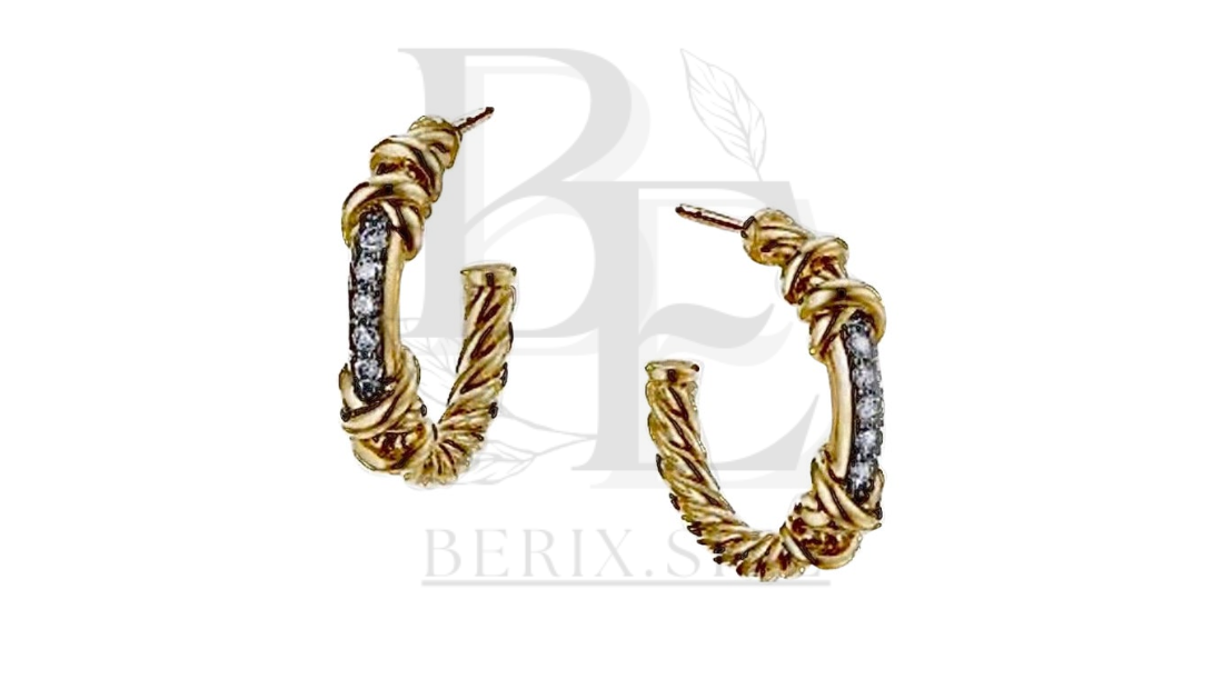 David Yurman hoop earrings